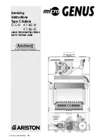 Предварительный просмотр 1 страницы Ariston micro Genius 23 MFFI Servicing Instructions