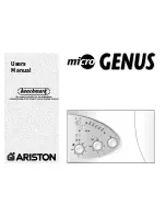 Preview for 1 page of Ariston micro GENUS Type C User Manual