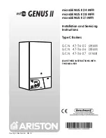 Preview for 1 page of Ariston microGENUS II 24 MFFI Installation And Servicing Instructions