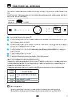 Предварительный просмотр 17 страницы Ariston MWA33B Operating Instructions Manual