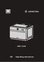 Ariston MWC 339 BL Operating Instructions Manual предпросмотр