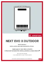 Preview for 1 page of Ariston NEXT EVO X OUTDOOR 11 SFT User Manual