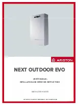 Ariston NEXT OUTDOOR EVO User Manual preview