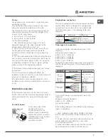 Preview for 3 page of Ariston NRA 640 C Operating Instructions Manual