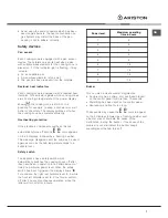 Preview for 7 page of Ariston NRA 640 E B Operating Instructions Manual