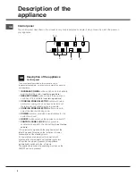 Предварительный просмотр 6 страницы Ariston NRB 640 C AUS Operating Instructions Manual