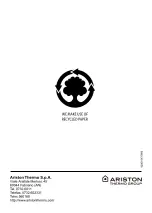 Preview for 104 page of Ariston Nuos Evo Split 100 Manual