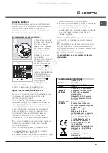 Preview for 51 page of Ariston OS 99D P IX Operating Instructions Manual