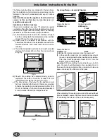 Предварительный просмотр 8 страницы Ariston PH 604 Instructions For Installation And Use Manual