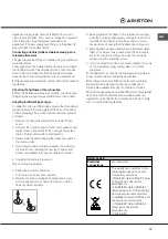 Preview for 15 page of Ariston PH 640 MST Operating Instructions Manual