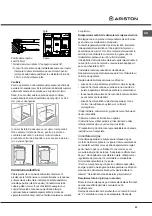 Preview for 49 page of Ariston PH 640 MST Operating Instructions Manual