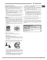 Предварительный просмотр 15 страницы Ariston PKL 641 A Operating Instructions Manual