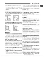 Preview for 21 page of Ariston PKL 641 A Operating Instructions Manual