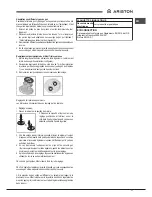 Предварительный просмотр 17 страницы Ariston PKL 751 A Operating Instructions Manual