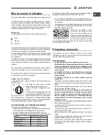 Предварительный просмотр 19 страницы Ariston PKL 751 A Operating Instructions Manual