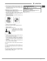 Preview for 31 page of Ariston PKL 751 A Operating Instructions Manual