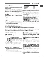 Preview for 33 page of Ariston PKL 751 A Operating Instructions Manual