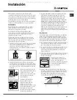 Предварительный просмотр 35 страницы Ariston PZ 640 Instruction Manual