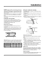 Предварительный просмотр 4 страницы Ariston PZ 640T GH NG Operating, Care And Installation Instructions Manual