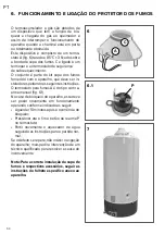 Preview for 54 page of Ariston SGA CA 120 Installation And Maintenance  Instruction