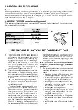 Preview for 93 page of Ariston SGA CA 120 Installation And Maintenance  Instruction