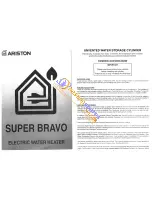 Ariston Super Bravo 125 Installation And User Manual preview