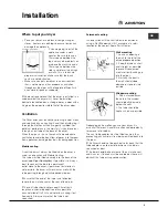 Предварительный просмотр 3 страницы Ariston TVM 70C Instruction Booklet