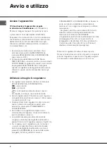 Предварительный просмотр 4 страницы Ariston UP 1511 F Operating Instructions Manual