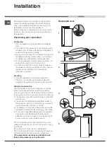 Предварительный просмотр 2 страницы Ariston UPS 1711 Operating Instructions Manual