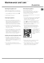 Предварительный просмотр 5 страницы Ariston UPS 1711 Operating Instructions Manual