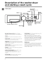 Preview for 6 page of Ariston WDL 862 Instructions For Use Manual