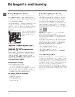 Preview for 10 page of Ariston WDL 862 Instructions For Use Manual