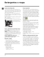 Preview for 38 page of Ariston WDL 862 Instructions For Use Manual