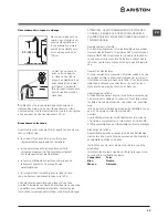 Preview for 45 page of Ariston WDL 862 Instructions For Use Manual