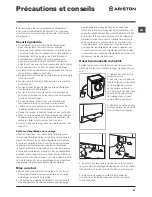 Предварительный просмотр 21 страницы Ariston WMG 10437 Instructions For Use Manual