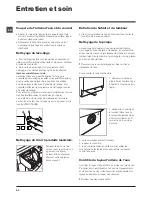 Предварительный просмотр 22 страницы Ariston WMG 10437 Instructions For Use Manual