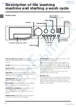 Предварительный просмотр 8 страницы Ariston WML 601 Instructions For Use Manual