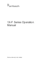 Aritech 1X-F Series Operation Manual preview