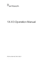 Aritech 1X-X3 Operation Manual preview