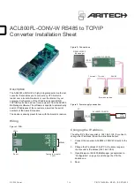 Aritech ACL800FL-CONV-W RS485 Installation Sheet preview