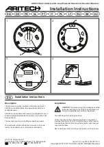 Aritech AS2300 Series Installation Instructions Manual preview