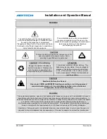 Preview for 2 page of Aritech ATA-4/9 CSqX Installation And Operation Manual