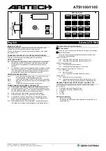 Aritech ATS1100 Quick Start Manual preview