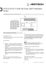 Aritech ATS1210 Installation Sheet preview