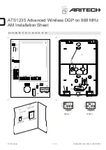 Aritech ATS1235 Installation Sheet preview