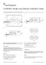 Aritech IU2050NC Installation Sheet preview