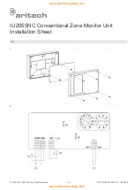 Aritech IU2055NC Installation Sheet предпросмотр