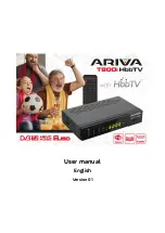 Ariva HbbTV T800i User Manual preview