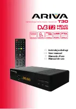 Предварительный просмотр 1 страницы Ariva T30 User Manual