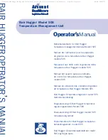 Arizant Healthcare Bair Hugger 505 Operator'S Manual предпросмотр